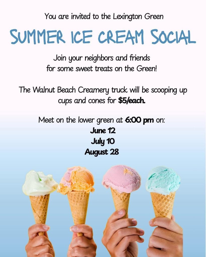 Summer Ice Cream Social on the Green